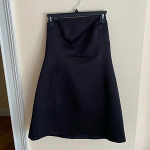NWT TopShop Black Strapless Mini Dress